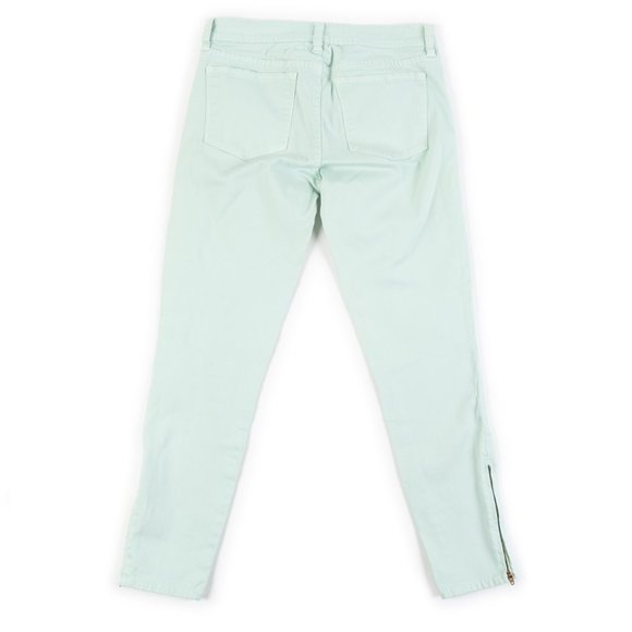 J. CREW Toothpick mint green ankle jeans size 28 - Picture 4 of 12